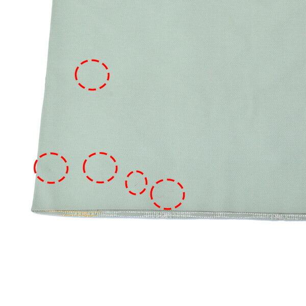 中古品)仕立て上がり 袋帯 「変わり菱組み」 礼装 人間国宝 北村武資作  