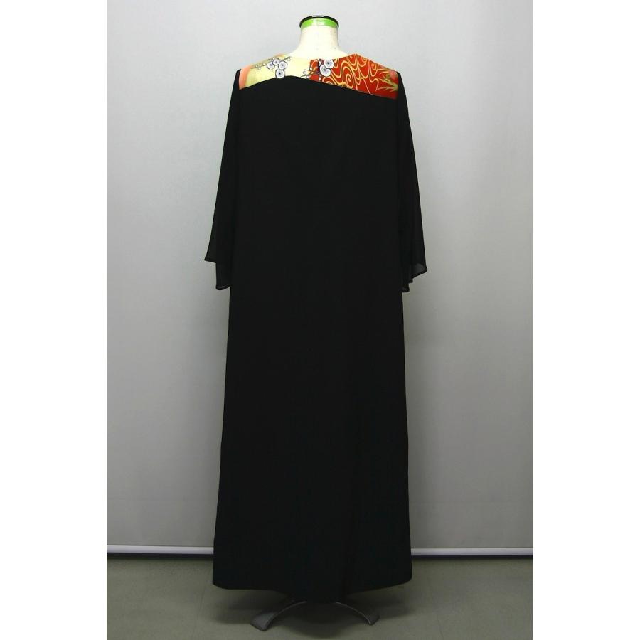 077一点物の正絹留袖ドレス【留袖ドレス 着物リメイクドレス 和ドレス