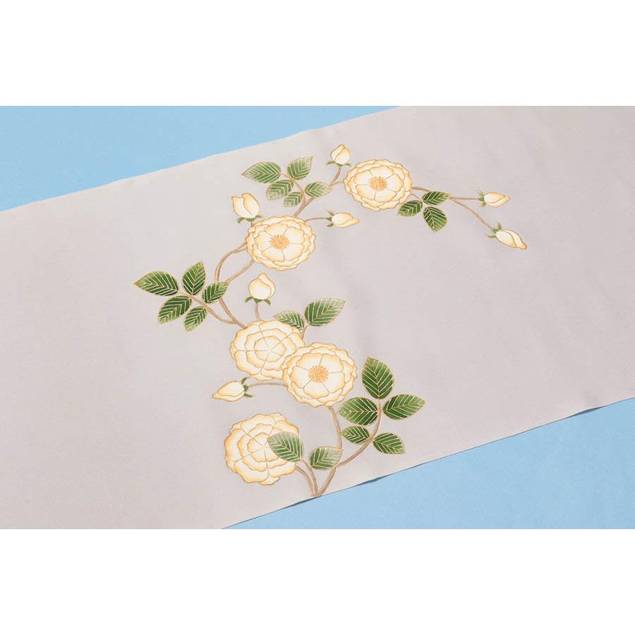 名古屋帯 正絹 片岡仁左衛門 染帯 塩瀬 友禅 紬 小紋 お洒落 上品 付下げ