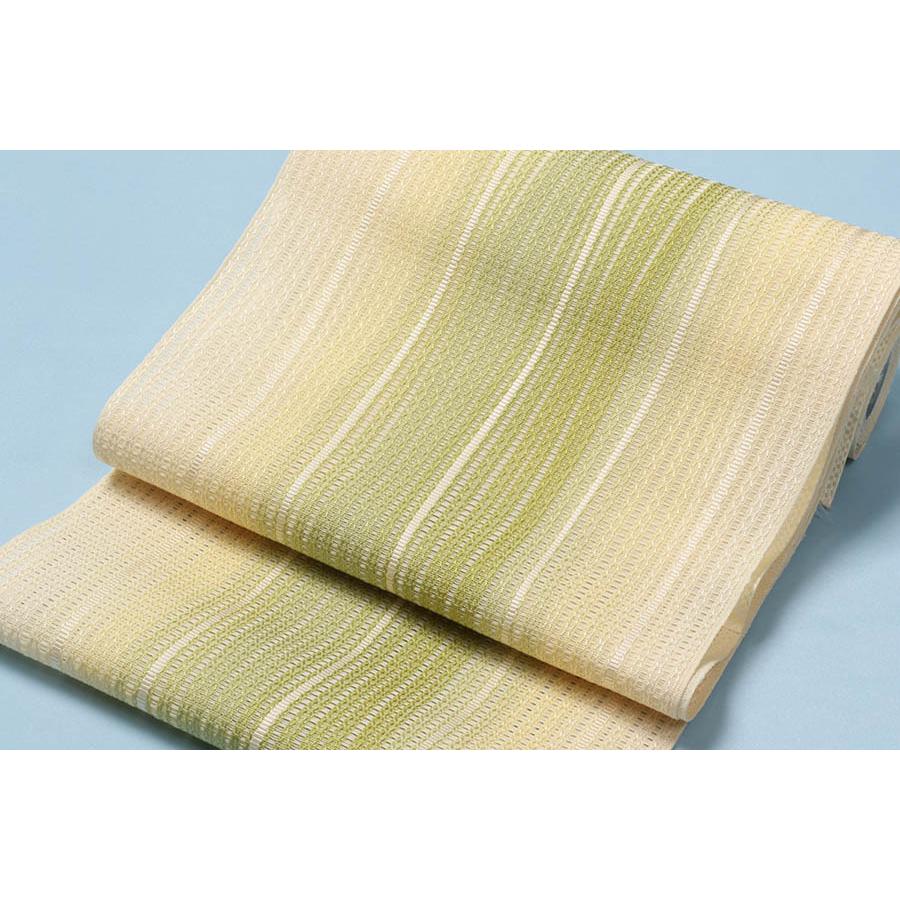 夏帯 正絹 博多織 反物 未仕立て 夏用 帯 名古屋帯 博多帯 西村織物 紗