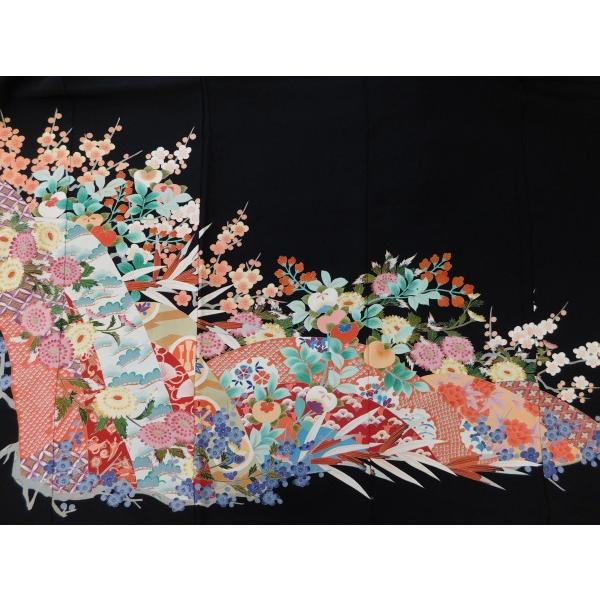 黒留袖 西村央 本加賀友禅 解き洗い品 リ オーダーsvwtj 楽布特選 A849 きもの楽布 ヤフーショッピング店 通販 Yahoo ショッピング