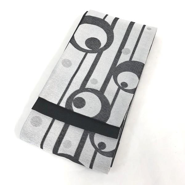 日本製 浴衣 帯 半巾帯 おしゃれ モノトーン ストライプ ドット 水玉 レディース浴衣 浴衣 ゆかた 和装 和装小物 着物 きもの Kimono お歳暮 Royalheritage Jo