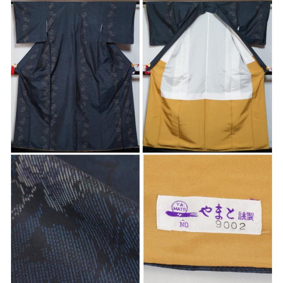 着物セット 本場大島紬・名古屋帯 2点 セット 葛葉のささやき 証紙 
