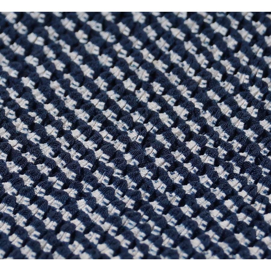 兵児帯 総絞り 濃紺色 正絹 メンズ 帯 男帯 絞り へこ帯 三尺 男 中古