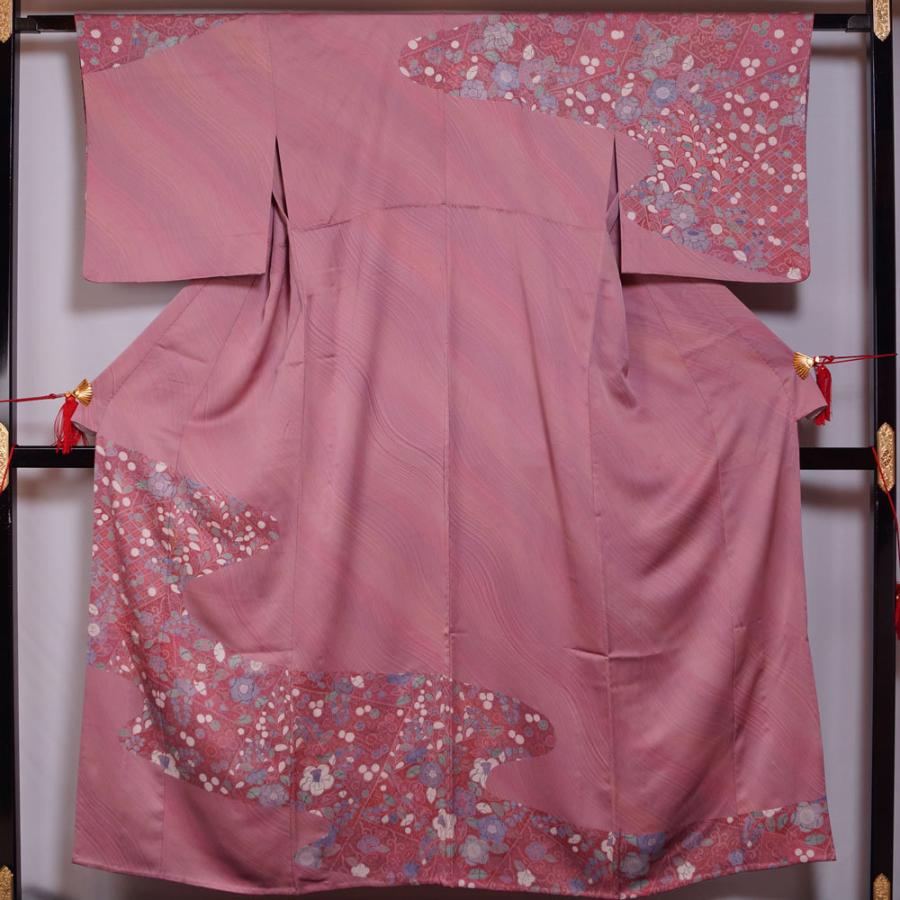 単衣 着物 付下げ訪問着 道長に辻が花模様 オーキッドピンク色系 虹色ぼかし 中古 フォーマル 付下げ 訪問着 6月 9月 着物 リサイクル着物 正絹 結婚式 購入 :210312-i21031203:京都きもの天陽Yahoo!店 - 通販 - Yahoo!ショッピング