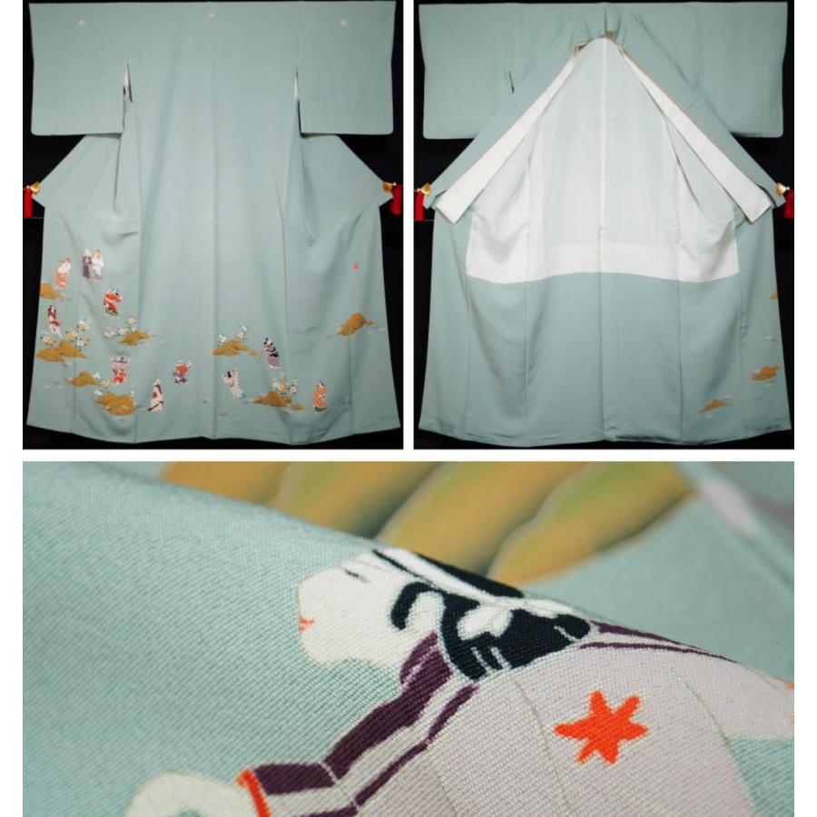 正規 着物セット 本加賀友禅 三口章 色留袖 袋帯 ２点セット 丸に剣花菱紋 比翼無訪問着格 送料無料 中古 加賀友禅 訪問着 本加賀 加賀 リサイクル着物 結婚式 叙勲 Dprd Jatimprov Go Id