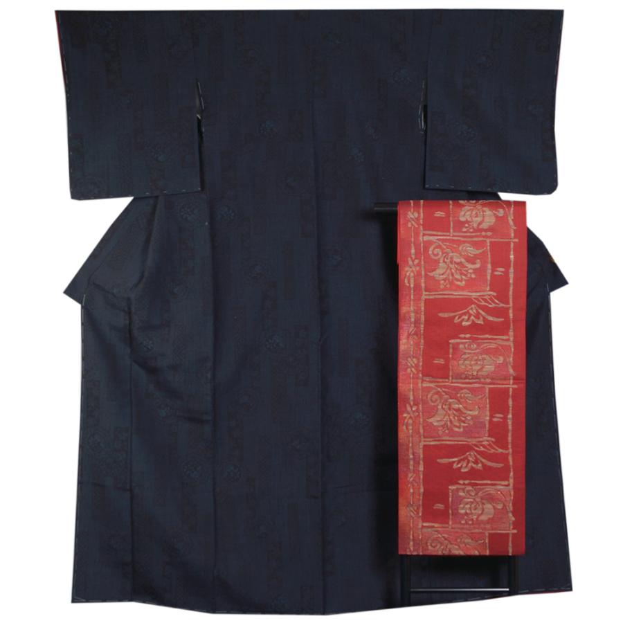 着物セット 未使用品 結城紬・八寸名古屋帯 2点 セット 短冊に鏡 着物セット 未使用品 結城紬・八寸名古屋帯 2点 セット 短冊に鏡
