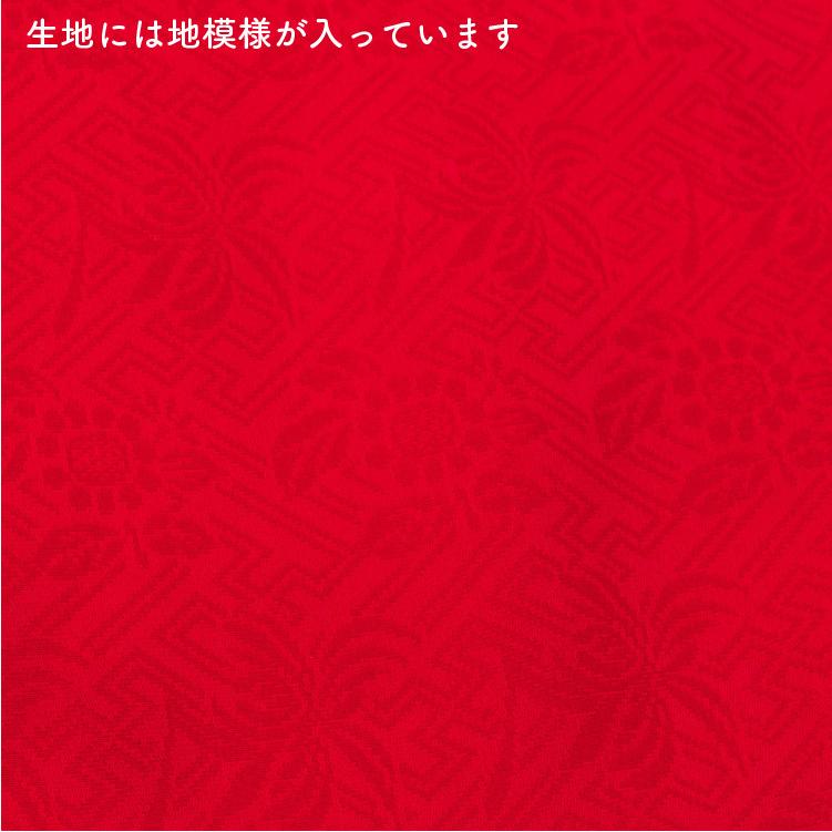 お宮参り 着物 女の子 初着 産着 正絹 鼓 毬 花柄 赤 女児 祝着 掛け着 一つ身 販売 購入_8