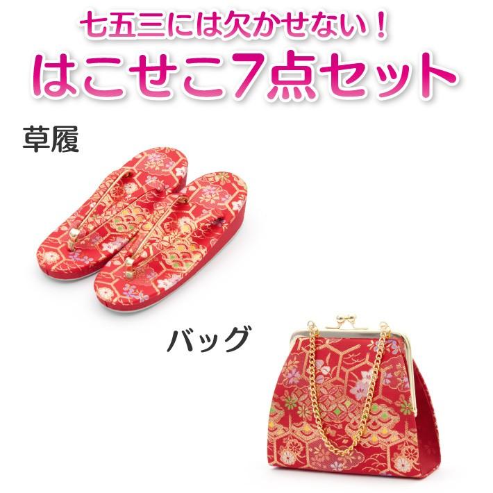 七五三 7歳 七歳 はこせこセット 筥迫セット 草履 バッグ 筥迫 女の子