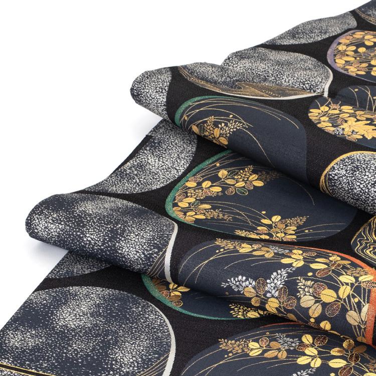 新入荷 fu-1458 仕立上がり 西陣織 正絹 袋帯 新品 プラチナ tdh