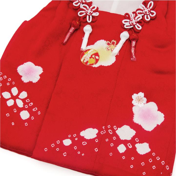 七五三 子ども 着物 被布コート 三歳 正絹 子絞り 刺繍 鈴 桜 新品未使用品 被布コート 3歳女の子用 七五三 日本製 正絹 本絞り 刺繍柄