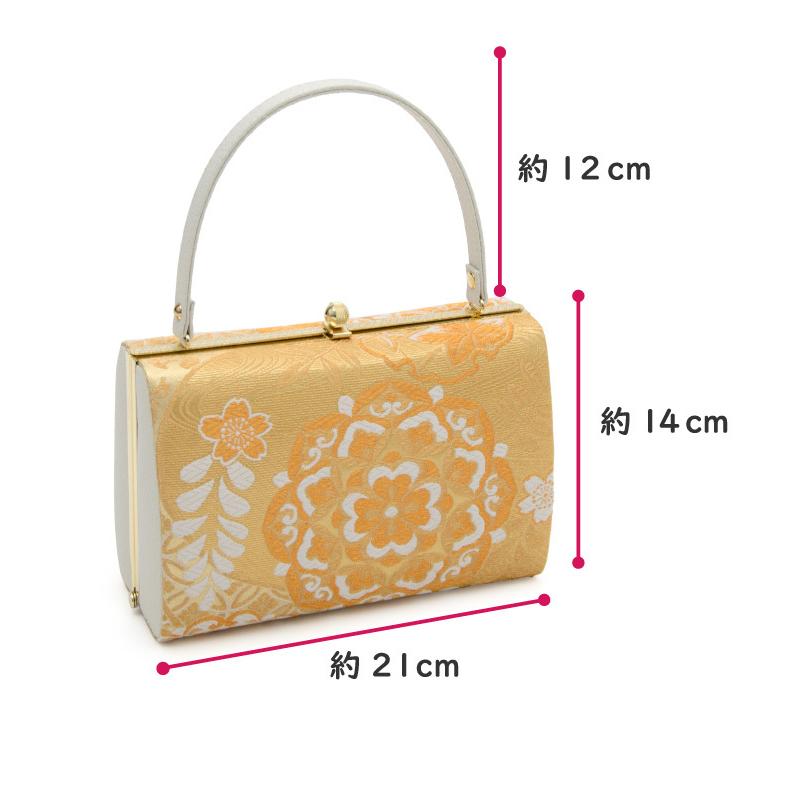 草履バッグ セット Lサイズ ゴールド 金 白梅 日本製 振袖 成人式