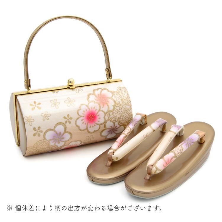 草履バッグセット S M L LL サイズ ゴールド 金色 高級 振袖 成人式