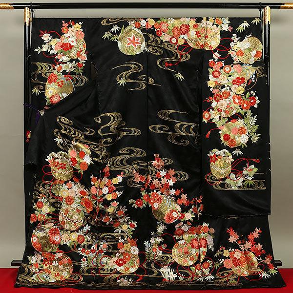 和遊館】即決efa2028 お仕立て付き！豪華超細密手刺繍『尾峨佐染繍 
