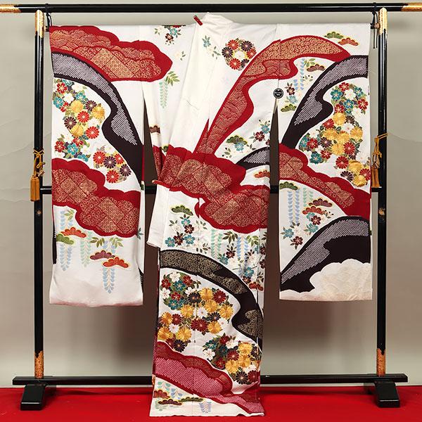 和遊館 即決efa2061 美しいキモノ掲載柄 十日町 青柳 金駒刺繍 丹後 紋