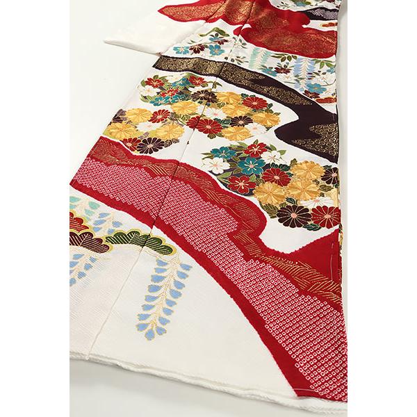 和遊館 即決efa2061 美しいキモノ掲載柄 十日町 青柳 金駒刺繍 丹後 紋