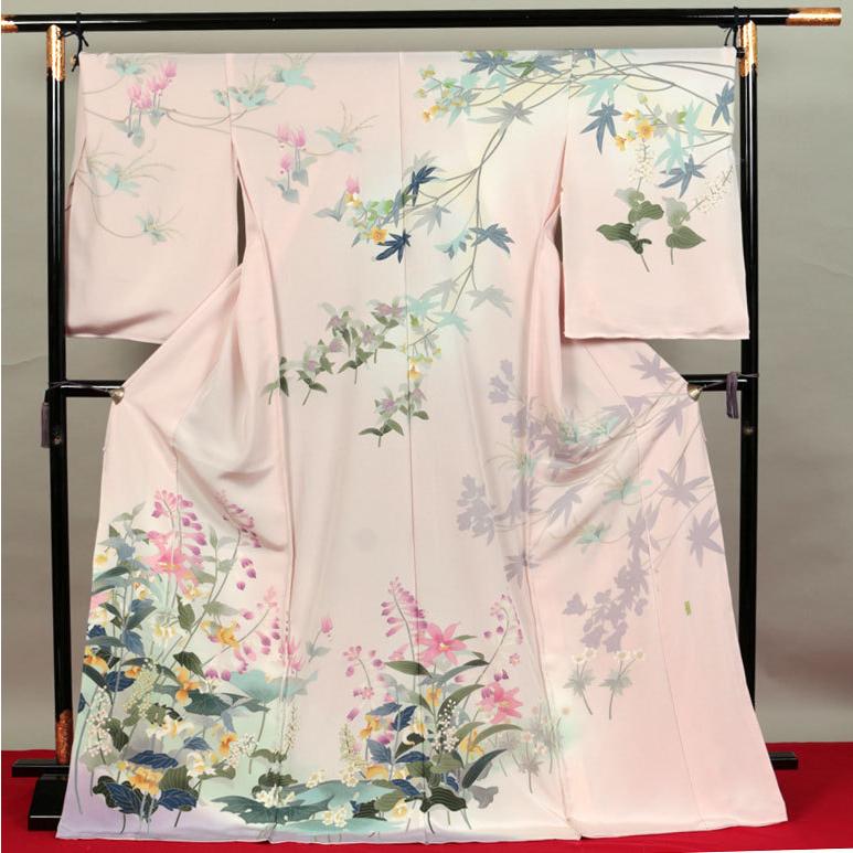和遊館】即決eha1290 お仕立て付き!本加賀友禅「宮野勇造」浜 和遊館】即決eha1290 お仕立て付き!本加賀友禅「宮野勇造」浜