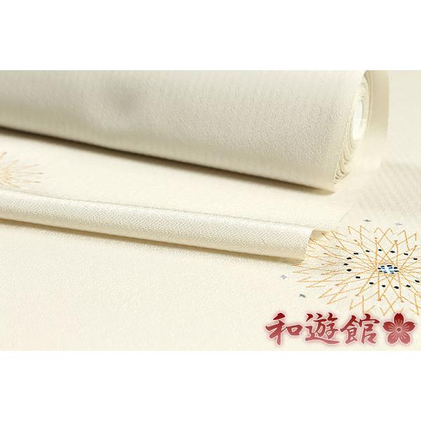 【和遊館】即決eha2793　お仕立て付き！期間限定逸品！『白木染匠』浜ちりめん手描き付下げ着尺の画像