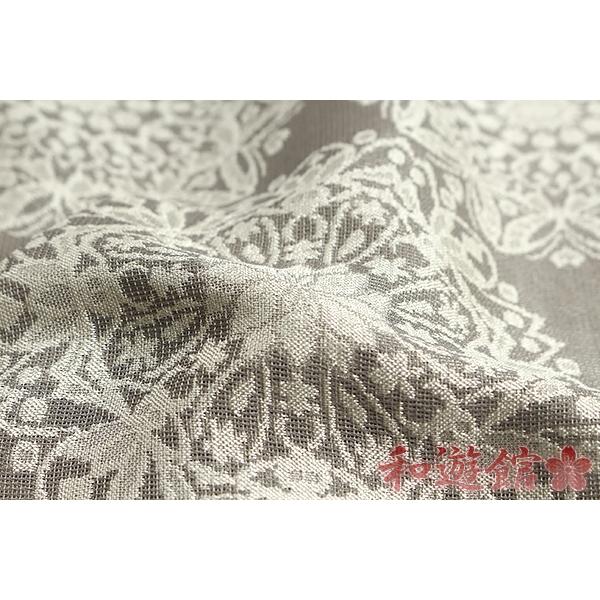 【新品 30%off 送料無料】 和遊館 即決eha3044 単衣 西陣 宮階織物 すかし織 お召 訪問着 華文 お仕立て付き 【HOV1089274684】(38720円)