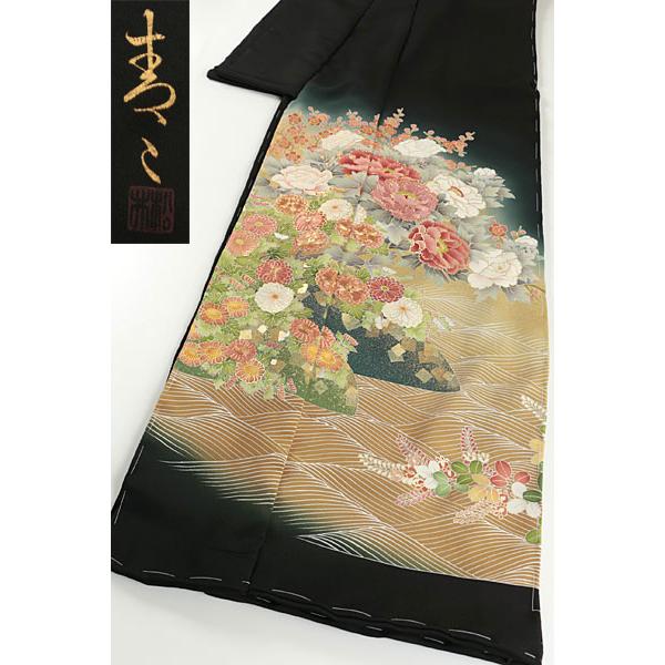 和遊館 即決eha3075 京友禅作家 松井青々 大塚生地使用 豪華  