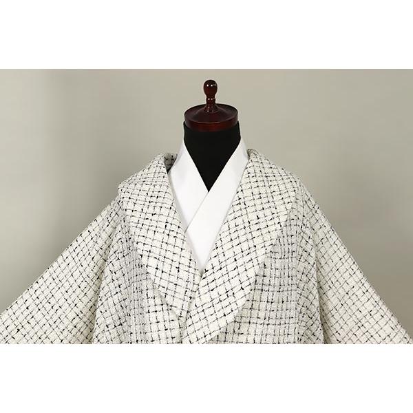 和遊館 即決eha3171 日本製 ラメ ツイード へちま衿 和装用 ロング