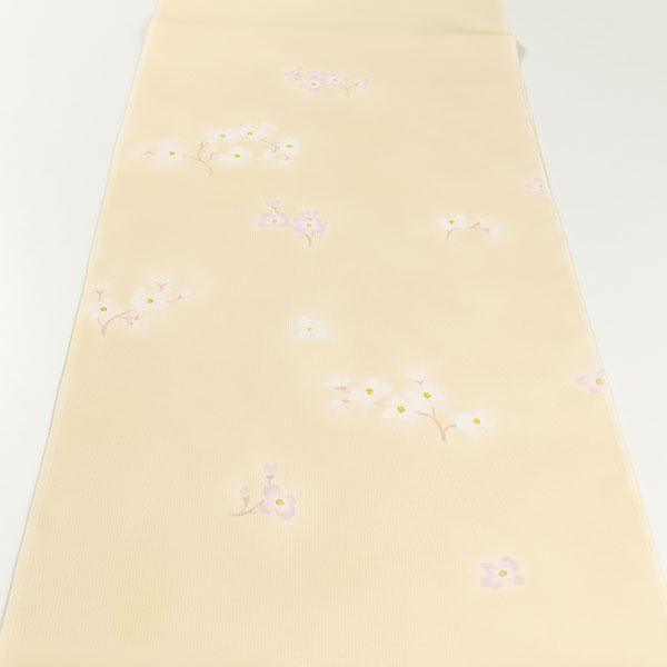 和遊館 即決eha3193 単衣 に志山染匠 本加工 付下げ 着尺 砥粉色