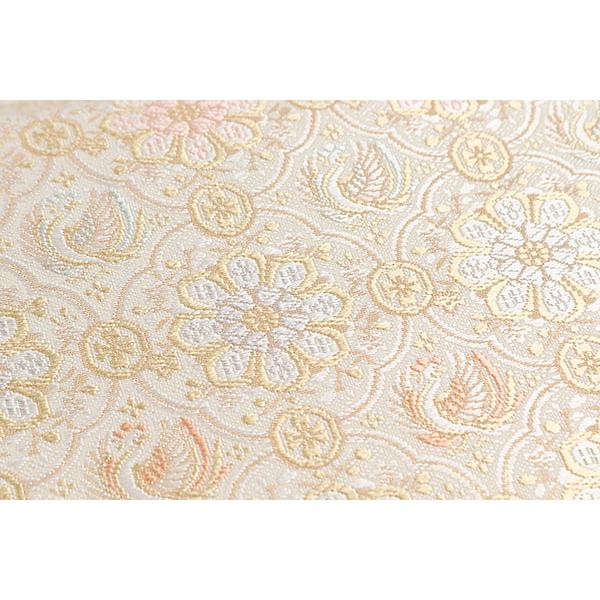 和遊館 即決ofa2516 河合美術織物 袋帯 能寿木瓜華文 逸品 お仕立て