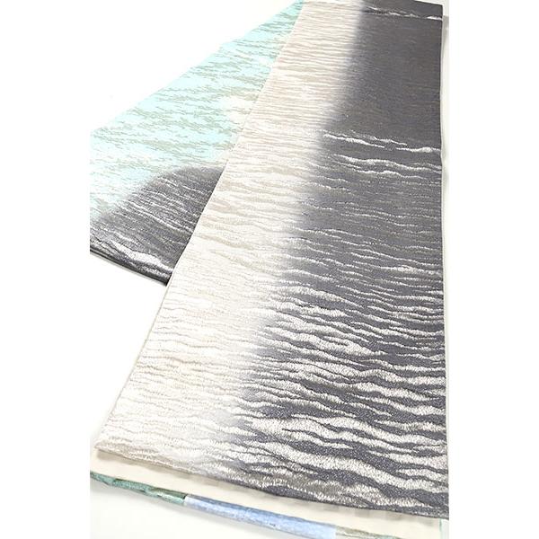 和遊館 即決ofa2573 西陣 華翔苑 藤本仁 ふくれ織 二図 双図 全通 袋帯  