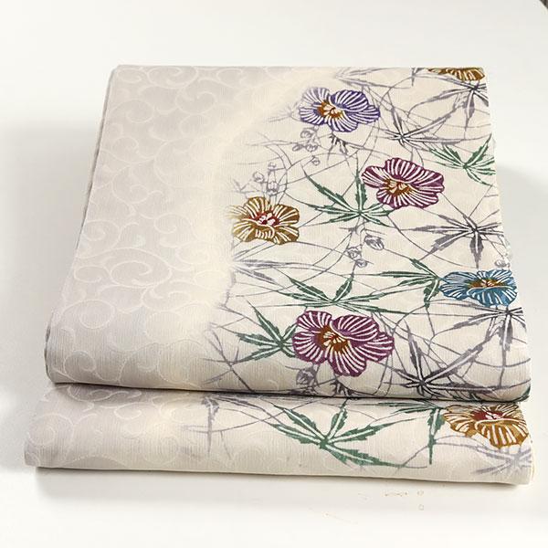 和遊館 即決ofa2602 西陣織 弥栄織物 双図 染め 袋帯 自由自在