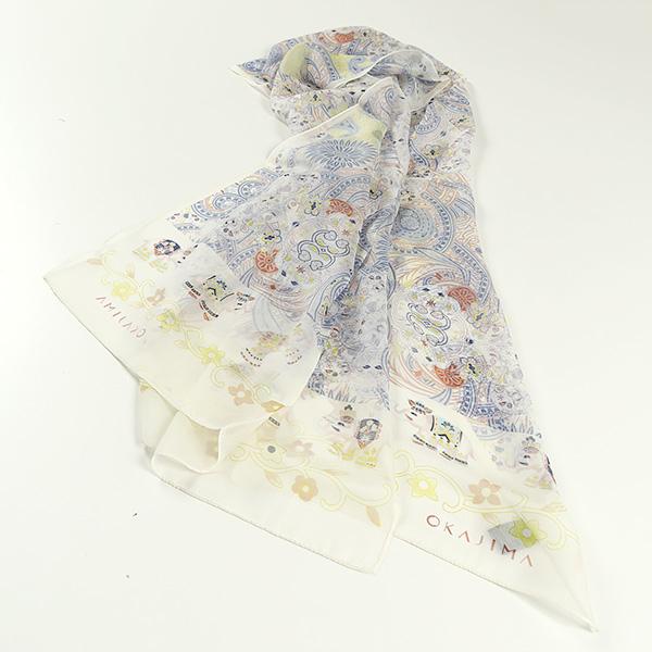 和遊館 sa2832 岡重コレクション「OKAJIMA」絹100％シルク