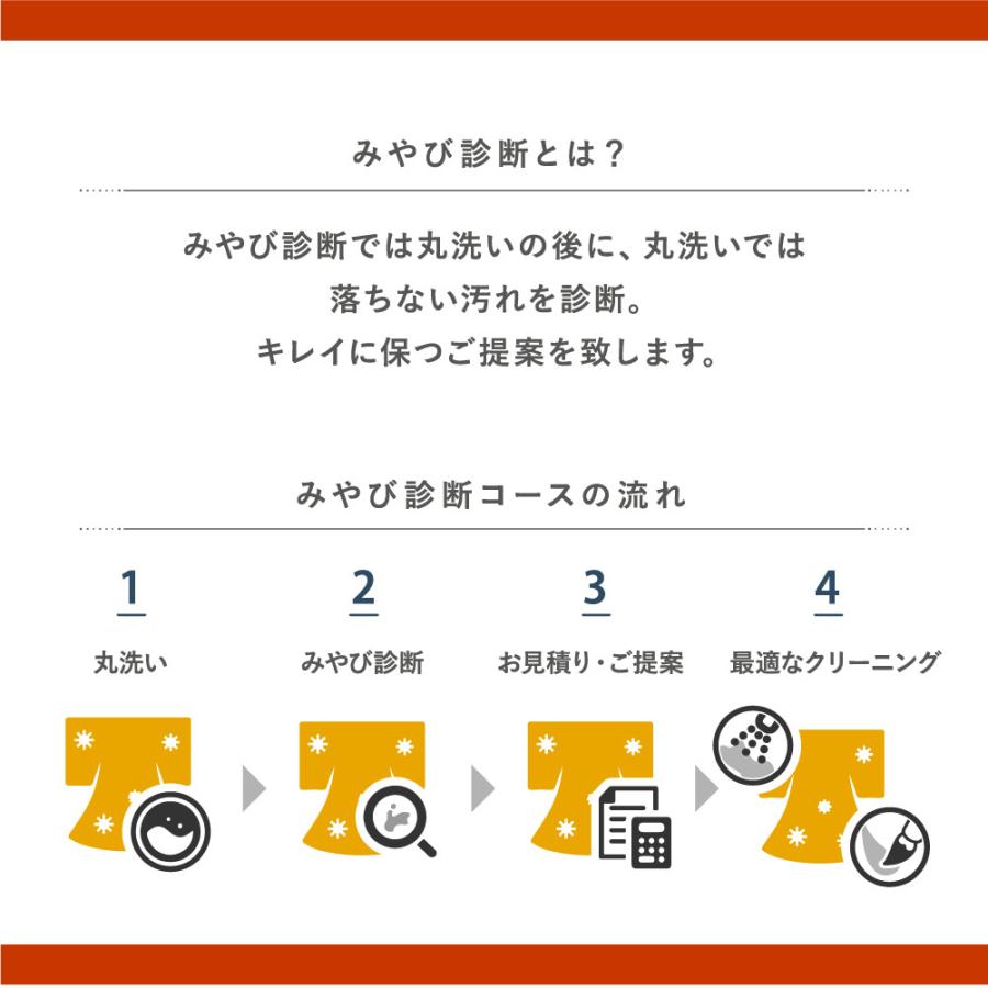 着物 クリーニング 宅配 着物3点セット ※振袖対象外（着物・帯・襦袢の中から組み合わせ自由） ミヤビネット |  | 05
