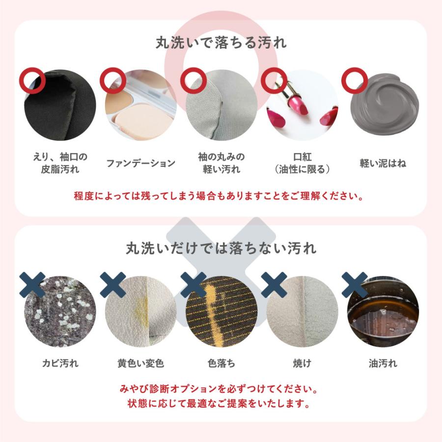 着物 クリーニング 宅配 着物2点セット ※振袖対象外（着物・帯・襦袢の中から組み合わせ自由） ミヤビネット |  | 06