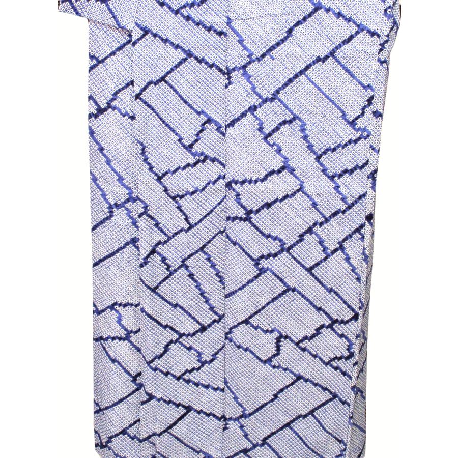 正絹 総絞り 竹柄 青 紺 豪華 贅沢 リサイクル 付け下げ 小紋 古典柄 結婚式二次会 お茶会 観劇 レストランでの食事 会食 お洒落着 |  | 14