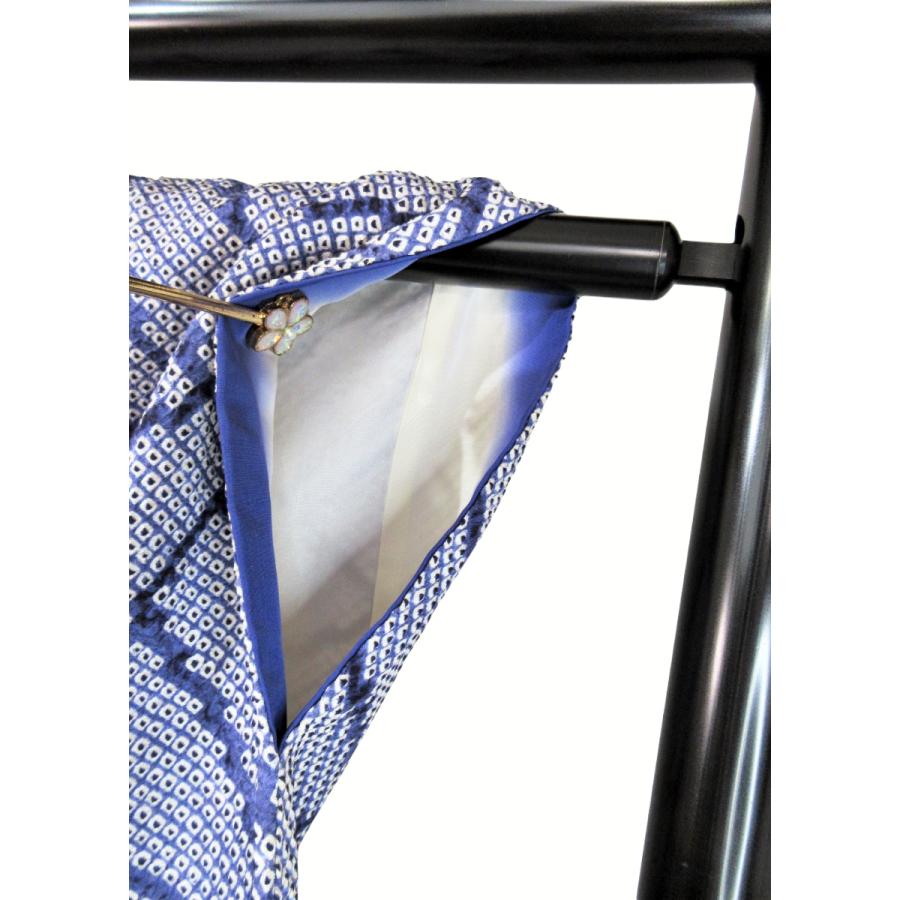 正絹 総絞り 竹柄 青 紺 豪華 贅沢 リサイクル 付け下げ 小紋 古典柄 結婚式二次会 お茶会 観劇 レストランでの食事 会食 お洒落着 |  | 03