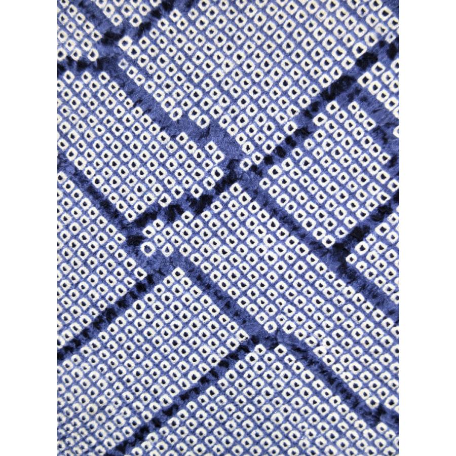 正絹 総絞り 竹柄 青 紺 豪華 贅沢 リサイクル 付け下げ 小紋 古典柄 結婚式二次会 お茶会 観劇 レストランでの食事 会食 お洒落着 |  | 05