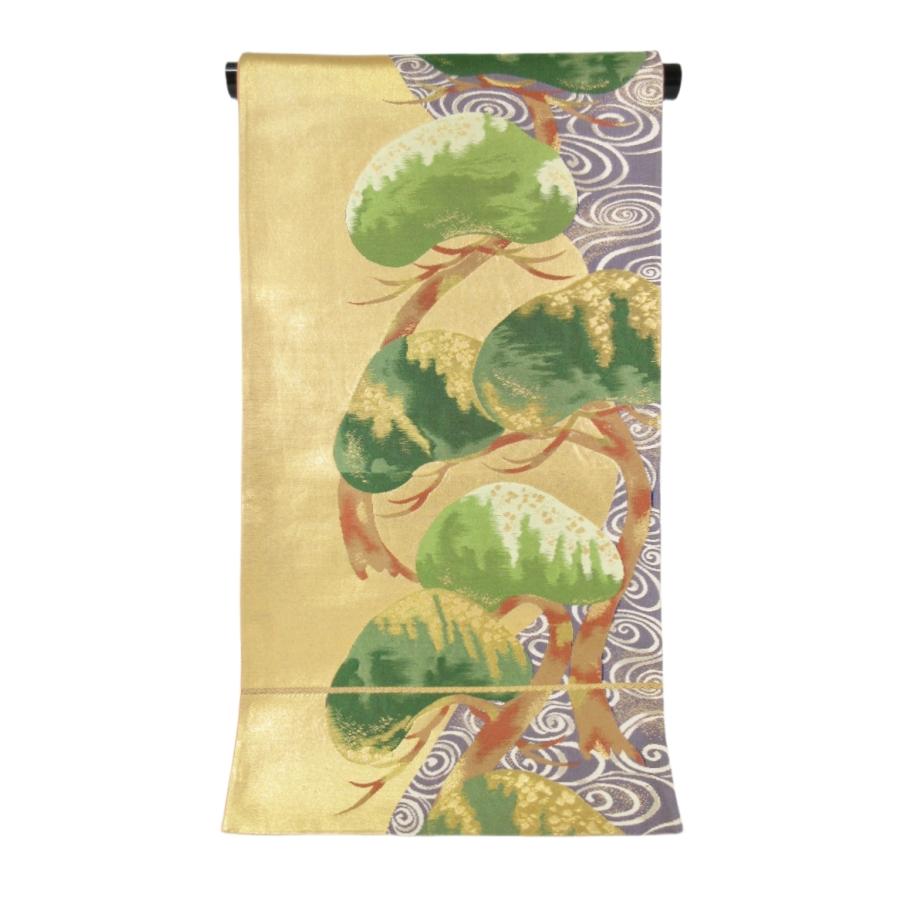 美品　光琳　袋帯　正絹　光琳之松　華やか　訪問着　付け下げ　色無地　紬の訪問着　やわらかい帯　結婚式　披露宴 会食　お茶会　オーダーバッグ | 