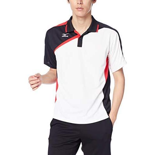 激安の ミズノ Mizuno テニスウェア ゲームシャツ Unisex 62ma5017 01 ホワイト ブラック レッド Xl 楽天市場 Zoetalentsolutions Com
