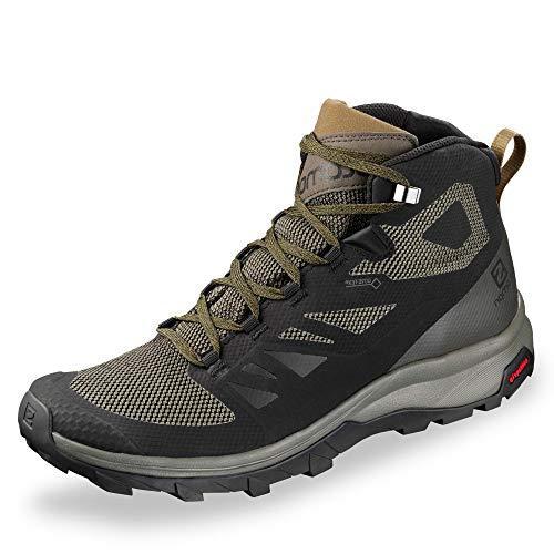 在庫有 サロモン ハイキング シューズ Outline Mid Gore Tex アウトライン ミッド ゴアテックス メンズ Black Beluga Capers 28 人気特価激安 Blog Lonolife Com