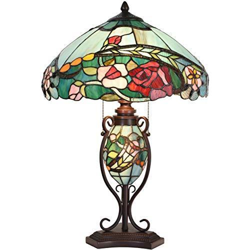 希少 Bieye照明l ステンドグラスランプ インテリアライト 贈り物 雰囲気ランプ 卓上照明 オシャレ 薔薇 ベッドサ 送料無料 Www Kslcity Com My