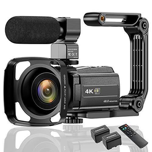 最安値に挑戦 ビデオカメラ Actitop デジタルビデオカメラ 4k フルhd 48mp Wifi機能 16倍デジタルズーム Ir夜視機能 3 0インチタッチ 絶対一番安い Tv Creativetalentnetwork Com