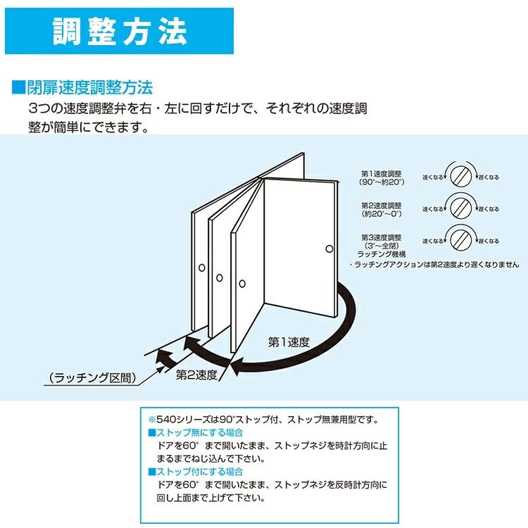 DIA　フロアヒンジ　543KU　OHTORI　一方開き　DIY　框用　一般ドア用　交換　ストップ兼用型　大鳥機工　dia　取替　ダイア　持出吊り