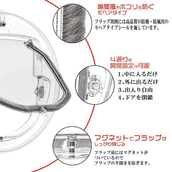 ペットドア 小型〜中型犬用 G-IDD 犬用ドア 犬用 ドア 犬 ドア ペット用ドア 窓 ガラス 後付け サッシ ガラスドア用 DIY PET-TEK Dogwalk_1