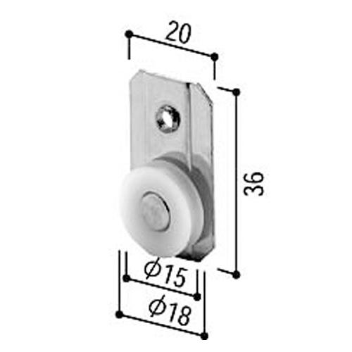 YKK AP ykkap 網戸用 戸車 HHT0032 2個セット YS シルバー 網戸