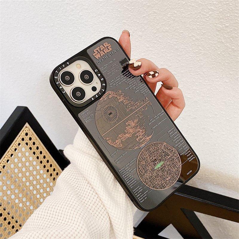 スマホケース casetify スター・ウォーズ Xウイング Star Wars デス・スター 鏡面 ミラー インスタ ins アイフォンケース iphone6 iphone14 | ブランド登録なし | 01