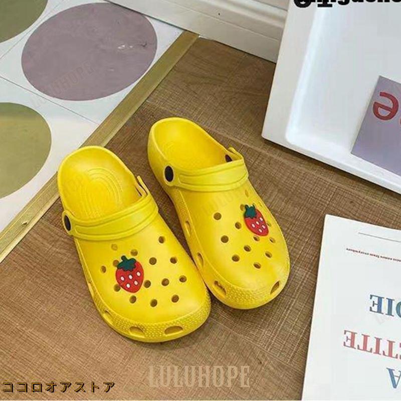 クロックス プラットフォーム クロッグ サンダル スリッパ 春夏 柔らか