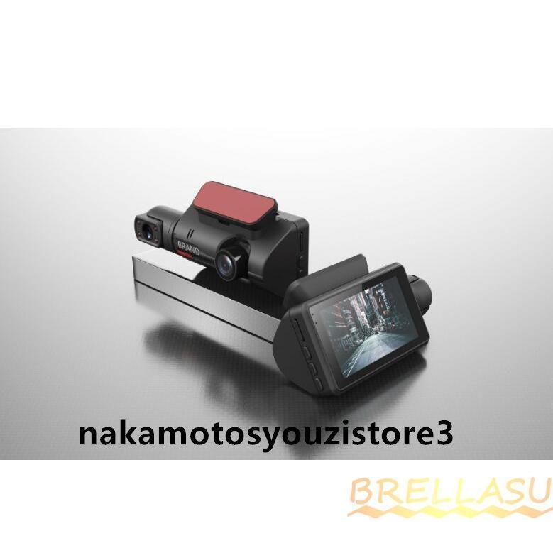 ドライブレコーダー 360度 車内カメラ 配線不要/前後2カメラ 小型 3インチIPS液晶搭載 駐車監視 ドラレコ 車載カメラ カー内装用品 32Ｇカード付き | ブランド登録なし | 01