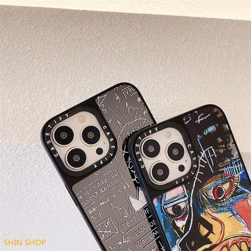 【iPhone13pro】新品未使用 Casetify バスキア ケース バスキア×ケースティファイ、代表作 「Pez Dispenser」のレザー