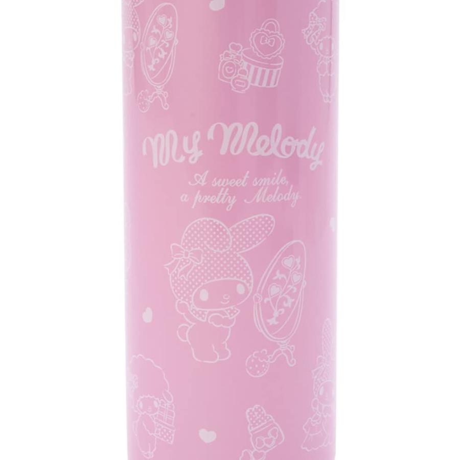 サンリオ 子供用 水筒 470ml 直飲み ワンタッチ ステンレス ボトル マイメロディ my melody 保冷専用 ショルダーヒモが付いたポーチ｜kimurasuzuka-store｜08