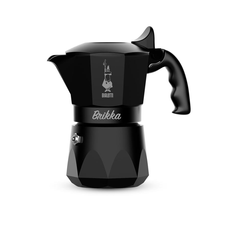 【日本限定色】BIALETTI(ビアレッティ) ブリッカ ブラック 2カップ 直火式 (コーヒーメーカー エスプレッソメーカー マキネッタ)（Yahoo!・キムラスズカストア）