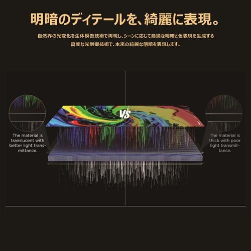TCL 55A400 55V型 量子ドット 4K 液晶テレビ GoogleTV  地上デジ・BSデジタル／110度CSデジタルチューナー内蔵の画像
